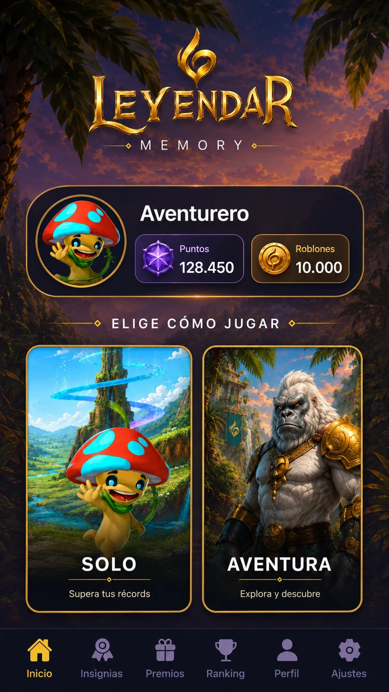 Vista previa de Leyendar Memory